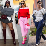 Off-the-Shoulder Sweater Outfit Ideas for Fall 2025