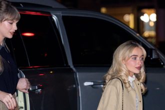 Taylor Swift and Sabrina Carpenter Style Out the Height-Difference Friendship