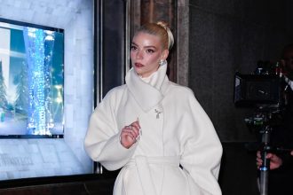 Anya Taylor-Joy Has a Very Cheeky Twist on Winter Whites