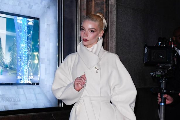 Anya Taylor-Joy Has a Very Cheeky Twist on Winter Whites