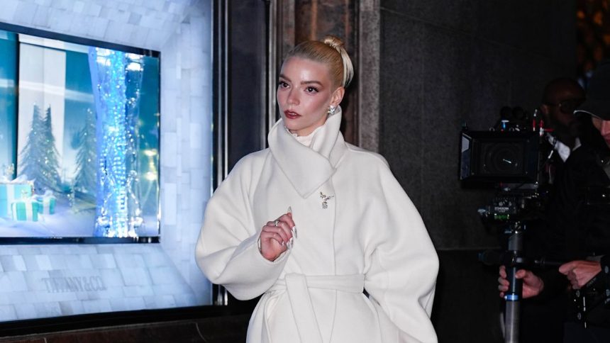 Anya Taylor-Joy Has a Very Cheeky Twist on Winter Whites