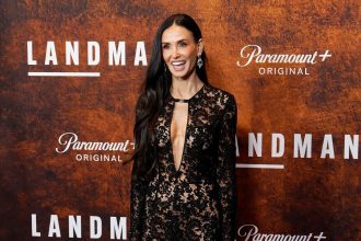 Sharp Suits and More Sheer Dresses: Demi Moore’s Press Tour Wardrobe Is So Back