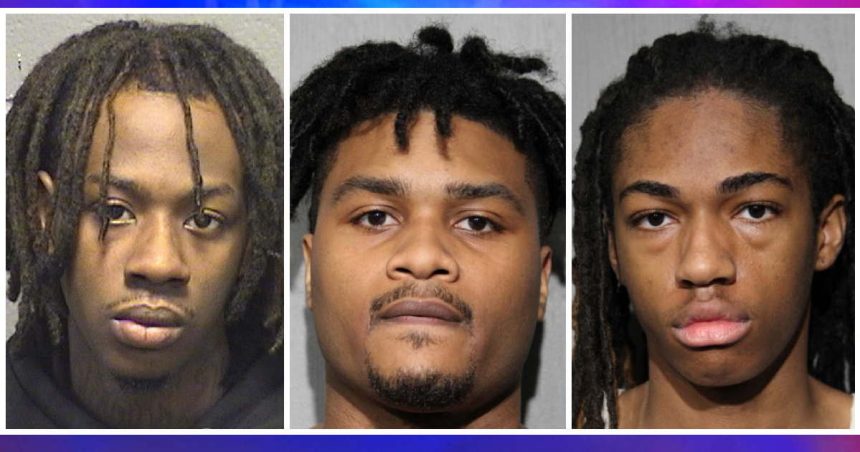 3 men charged with having guns during large crowd takeover in the Loop