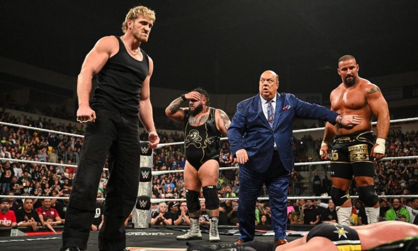 Logan Paul joined The Vision on RAW on November 3, 2025. [Photo credit: WWE.com]