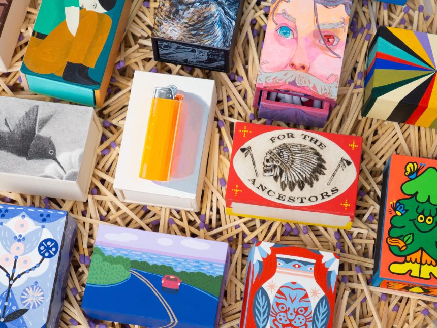 70+ Artists Transform Matchboxes for Joy Machine’s ‘General Strike’ — Colossal