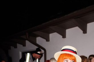 Inside Vas J. Morgan and Michael Braun’s Severance-themed Halloween Party