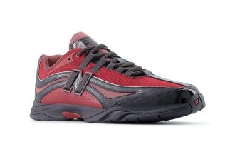 The New Balance RC56 Sneakers Return In ‘Black/Red’ Colorway