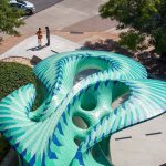 A Sculpture Made of Tens of Thousands of Aluminum Facets Writhes in a Knoxville Park — Colossal