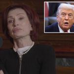 A tearful Sharon Osbourne recalls touching call Trump made to her after Ozzy’s death at 76