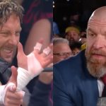 Kenny Omega (left) and Triple H (right) [Images taken via WWE and AEW
