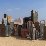 Against the Pyramids of Giza, Vhils’ Etched Portraits Are Monuments of the Everyday — Colossal