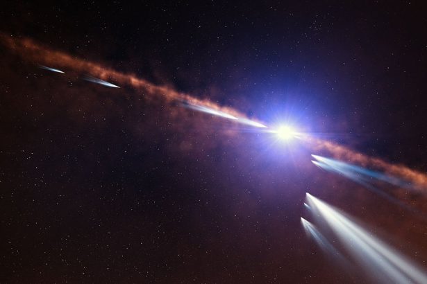 Alien Comets Swarm around Other Stars