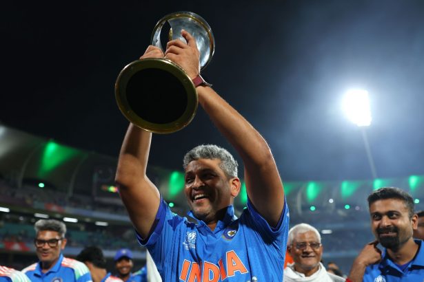 Amol Muzumdar recreates Rohit Sharma’s iconic flag celebration from Barbados after Women’s World Cup 2025 win [Watch]
