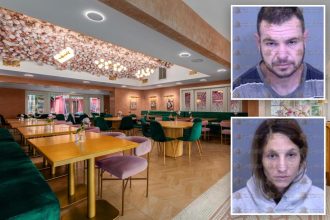 ‘Amorous’ couple caught on camera having sex in Arizona eatery before robbing it arrested