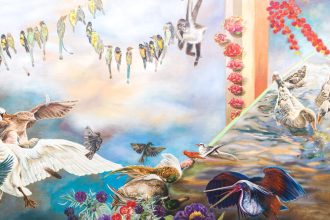 Ángela Ferrari’s Dramatic Paintings Tease Out a Passionate Play for Power — Colossal