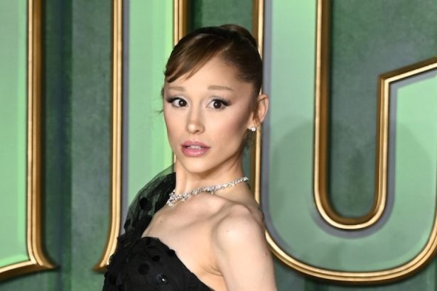 Ariana Grande Ditches Pink for Black at the Wicked: For Good Premiere