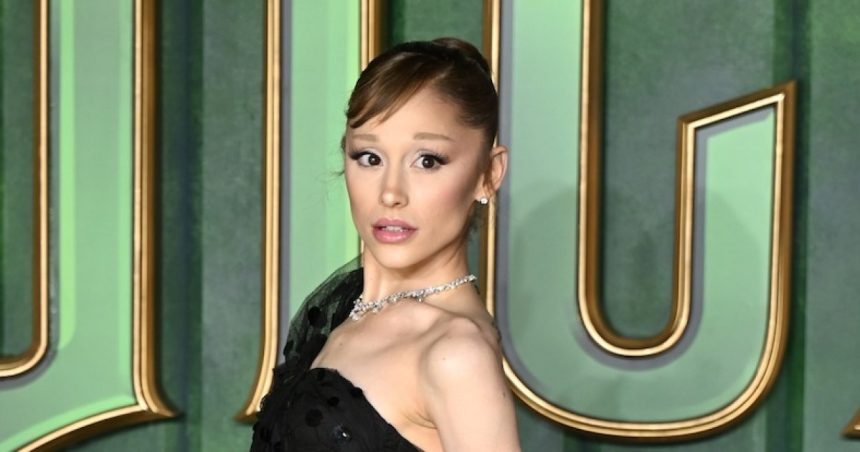 Ariana Grande Ditches Pink for Black at the Wicked: For Good Premiere