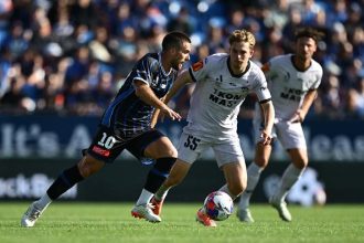 Auckland FC top A-League after win against Adelaide