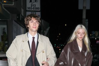 Anya Taylor-Joy and Malcolm McRae Do His and Hers Trench Coats