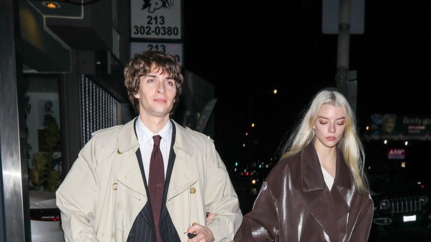 Anya Taylor-Joy and Malcolm McRae Do His and Hers Trench Coats