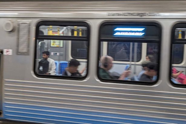 Man slashed during argument aboard Blue Line train
