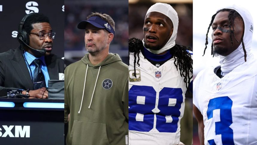 CeeDee Lamb, George Pickens getting benched has Michael Irvin stunned after Cowboys HC Brian Schottenheimer’s surprise move