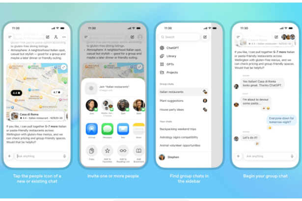 ChatGPT launches pilot group chats across Japan, New Zealand, South Korea, and Taiwan
