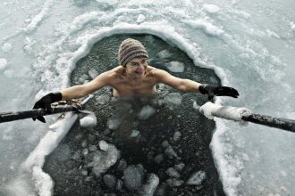 Cold-water swimming has benefits for the brain as well as the body