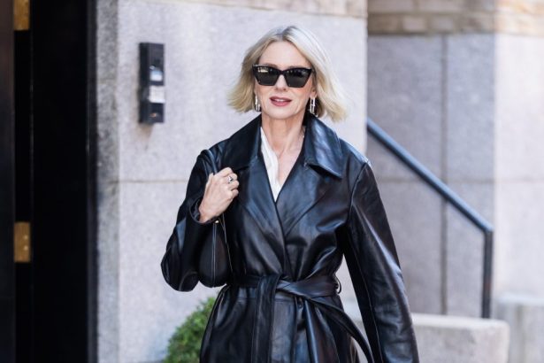 Copy Naomi Watts’ Leather Trench Coat for  on Amazon