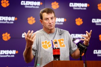 Dabo Swinney refuses to give up with his bold national championship remark despite big losses
