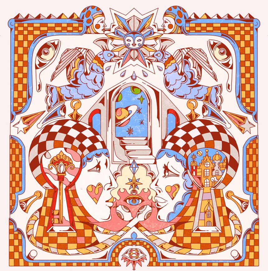 Delight in the Color and Symmetry of YoAz’s Kaleidoscopic Digital Illustrations — Colossal