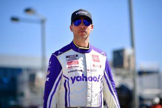 Denny Hamlin’s fiancée shares a heartwarming photo of JGR star on his birthday