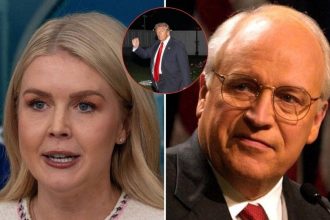 Dick Cheney’s Death Gets Stone Cold Response From Karoline Leavitt
