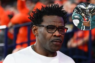 “Don’t tell this big a** lie”: Michael Irvin clashes with fan over “diva WR” accusation while making feelings known on Jalen Hurts