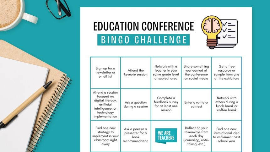 Education Conference Bingo Challenge – We Are Teachers