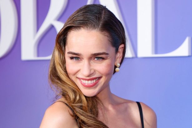 Emilia Clarke Stuns in Sheer Dress at Rare Red Carpet Event