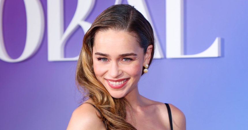 Emilia Clarke Stuns in Sheer Dress at Rare Red Carpet Event