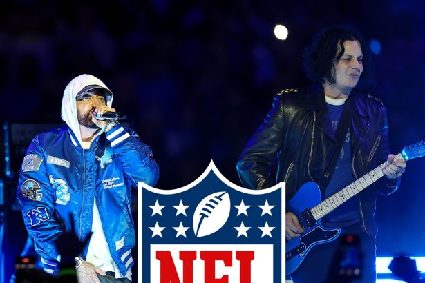 Eminem Makes Surprise Cameo During Jack White’s Thanksgiving NFL Halftime Set