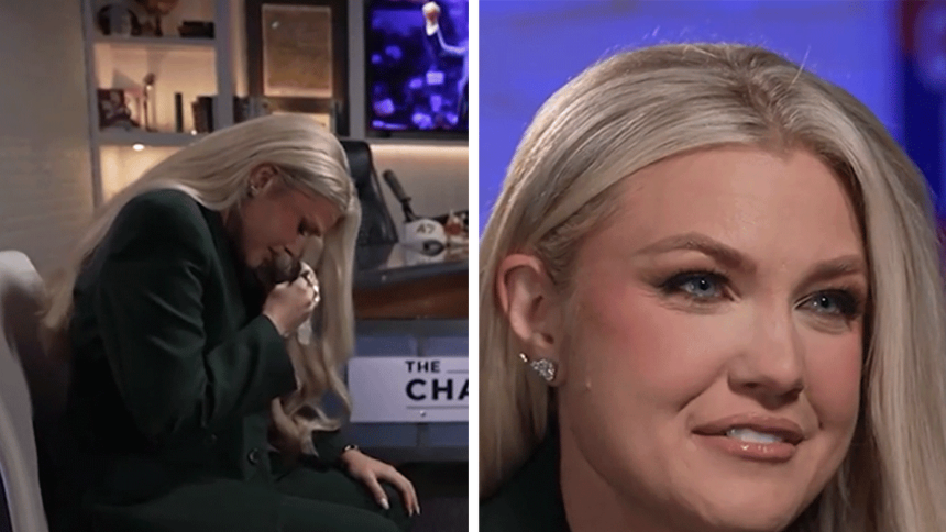 Erika Kirk Breaks Down in Tears While Watching Video of Charlie in New Interview
