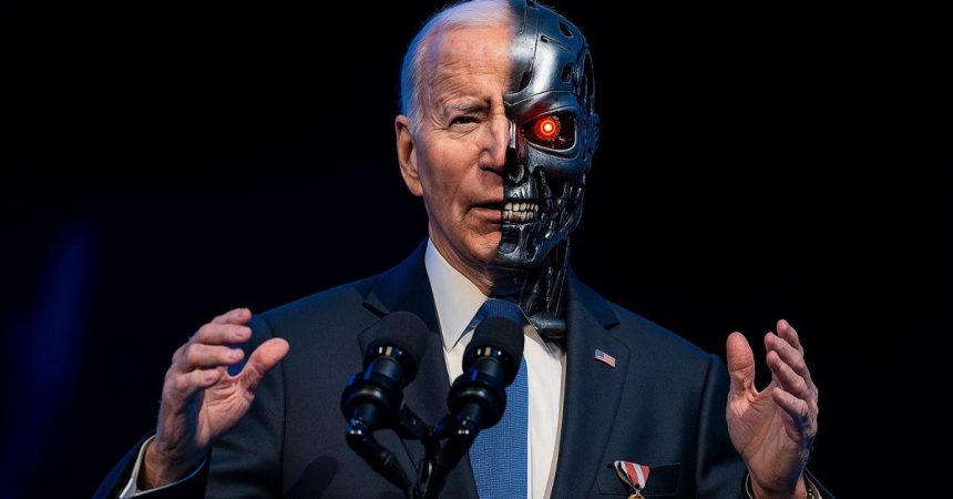 Ex Prez Joe Biden Mocked as Being ‘Trapped in an Exoskeleton’