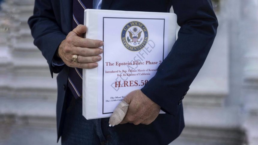 United House House To Vote On Full Release Of Epstein Files