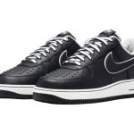 Nike Adds Metallic Details To The Classic Black/White Air Force 1