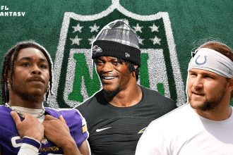Fantasy Football Week 12 Buy Low Sell High Trade Targets ft. Lamar Jackson, Tyler Warren, Justin Jefferson and More