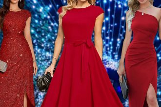 Festive Red Dresses for the Holiday Season
