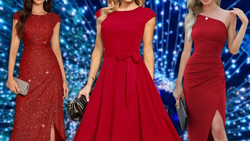 Festive Red Dresses for the Holiday Season