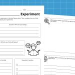 Free Printable Science Experiment Recording Worksheet