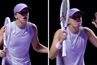 Furious Iga Swiatek yells at umpire to throw out ‘drunk’ fan during heartbreaking WTA Finals loss to Amanda Anisimova