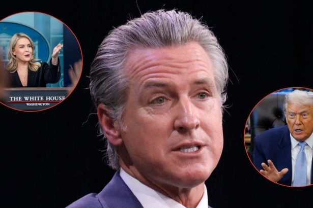 Gavin Newsom Slams Karoline Leavitt For Defending Trump’s Piggy Insult