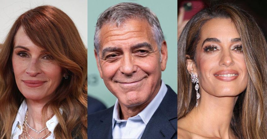 George Clooney Skips Julia Roberts’ Big Night Amid Amal Divorce Rumors