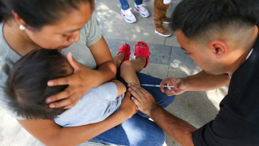 Global measles vaccinations are nearly back to pre-pandemic levels